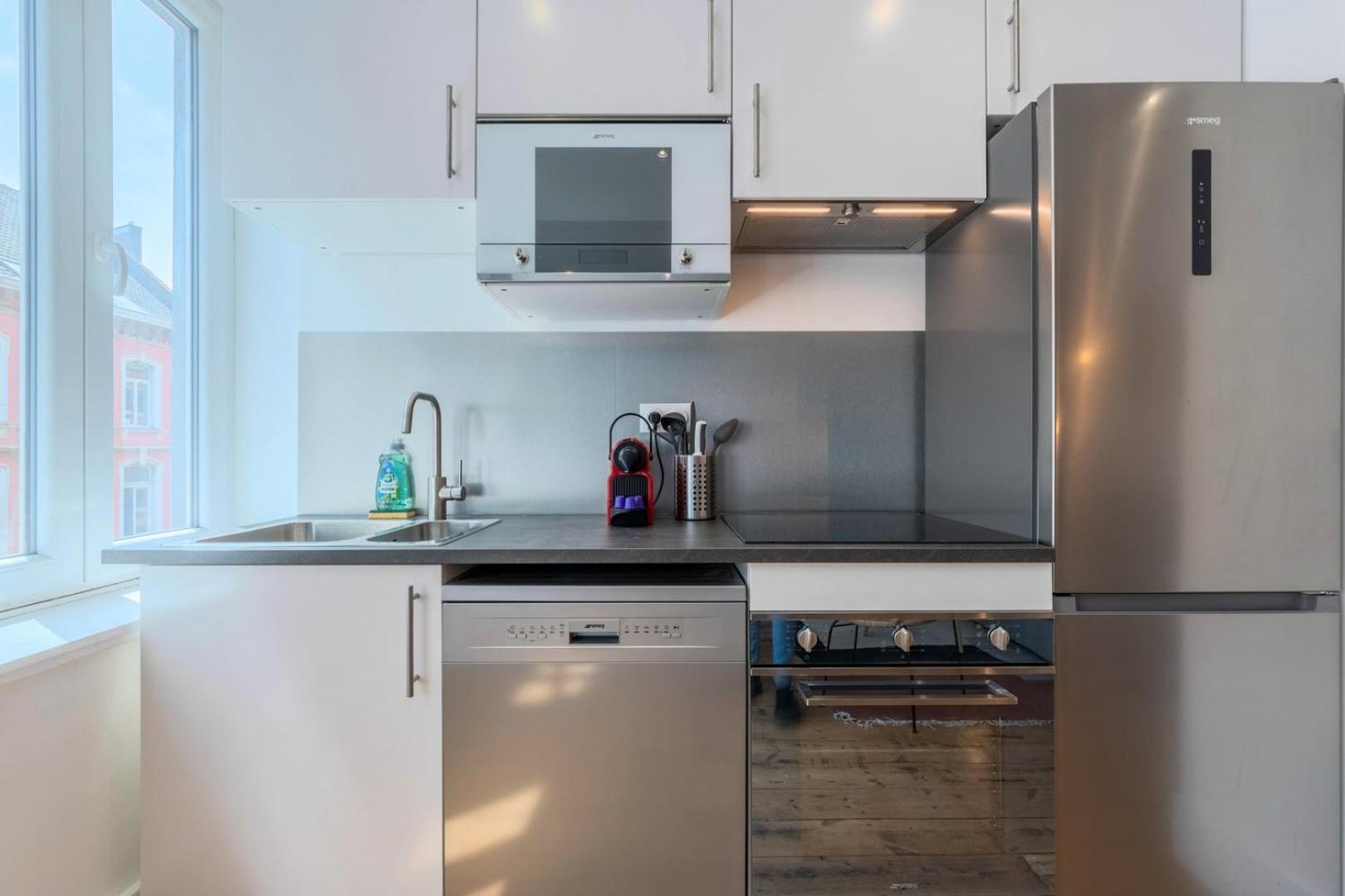 Bright 3-Bedroom 2-Bathroom Flat 里尔 外观 照片